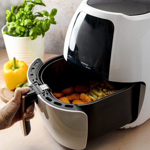 DUŻA FRYTOWNICA BEZTŁUSZCZOWA BIAŁA 7.7L 1800W KLAUSBERG AIR FRYER KB-7709 DUŻA FRYTOWNICA BEZTŁUSZCZOWA BIAŁA 7.7L 1800W KLAUSBERG AIR FRYER KB-7709
