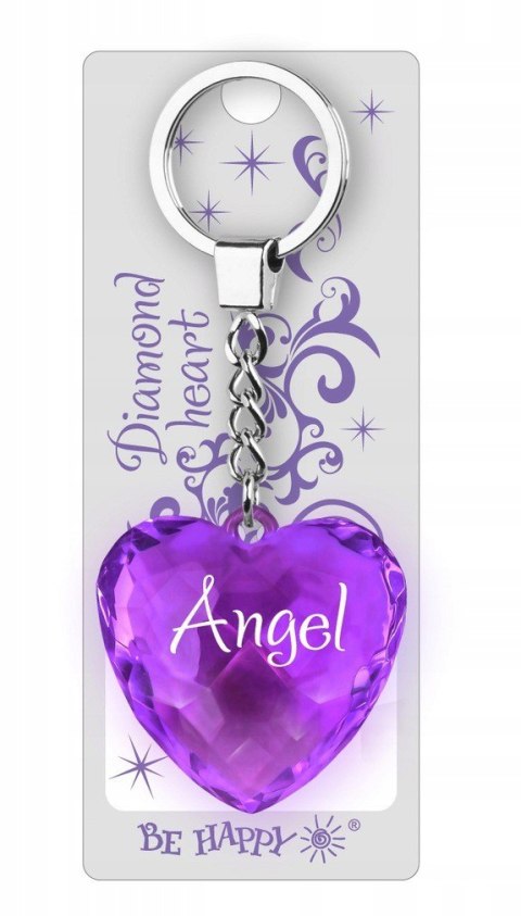 Brelok serce ANGEL 3szt. | NR011 Brelok serce ANGEL 3szt. | NR011