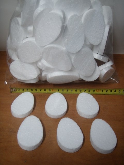 Jajko styropianowe 7/1cm 100szt. | 1402 Jajko styropianowe 7/1cm 100szt. | 1402