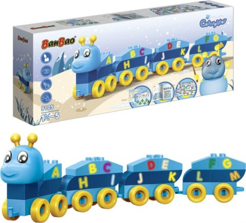 Klocki banbao GĄSIENICA NIEBIESKA | 9105 Klocki banbao GĄSIENICA NIEBIESKA | 9105