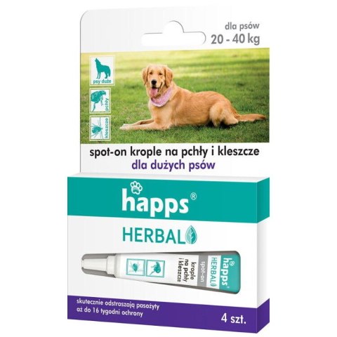 Krople na pchły i kleszcze dla dużych psów 20-40kg Krople na pchły i kleszcze dla dużych psów 20-40kg