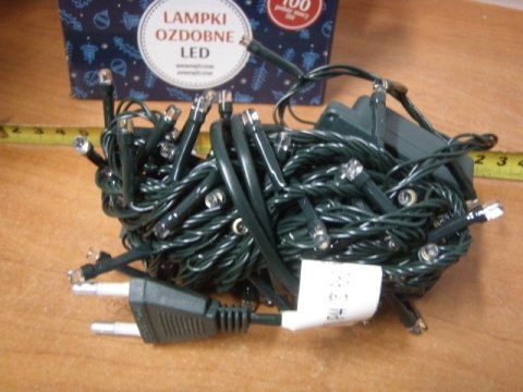 Lampki choinkowe 100led BIAŁE CIEPŁE | 5490 Lampki choinkowe 100led BIAŁE CIEPŁE | 5490