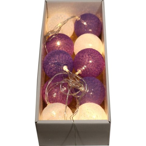 Lampki na baterie 10szt. COTTON BALLS | 475385 Lampki na baterie 10szt. COTTON BALLS | 475385