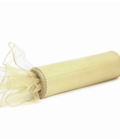 Organza 12cmx10m ecru Organza 12cmx10m ecru