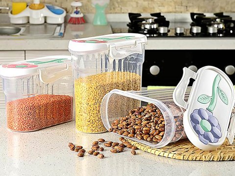 Pojemnik plastikowy 2,4l. KWIAT | AP-9092 Pojemnik plastikowy 2,4l. KWIAT | AP-9092