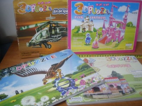 Puzzle piankowe 3D MJ-8445 Puzzle piankowe 3D MJ-8445