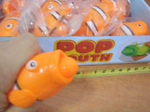 Rybka gumowa z językiem gniotek NEMO 12szt. | UG9008 Rybka gumowa z językiem gniotek NEMO 12szt. | UG9008