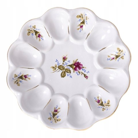 Talerz ceramiczny na jajka RÓŻA | OD8500 Talerz ceramiczny na jajka RÓŻA | OD8500