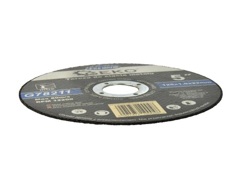 Tarcze tnące do metalu 125 x 1,0 x 22 mm 10szt. | G78211 Tarcze tnące do metalu 125 x 1,0 x 22 mm 10szt. | G78211