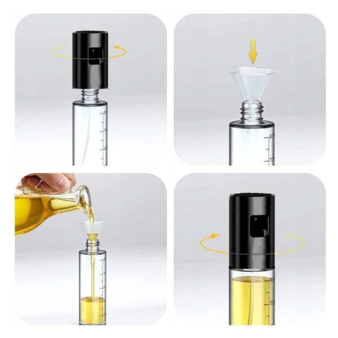 DYSPENSER SPRYSKIWACZ DO OLEJU, OCTU I PRZYPRAW 100ml KINGHOFF KH-1720 DYSPENSER SPRYSKIWACZ DO OLEJU, OCTU I PRZYPRAW 100ml KINGHOFF KH-1720