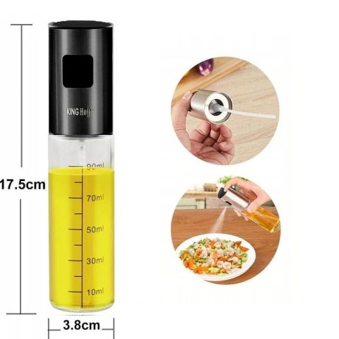 DYSPENSER SPRYSKIWACZ DO OLEJU, OCTU I PRZYPRAW 100ml KINGHOFF KH-1720 DYSPENSER SPRYSKIWACZ DO OLEJU, OCTU I PRZYPRAW 100ml KINGHOFF KH-1720