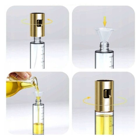 DYSPENSER SPRYSKIWACZ DO OLEJU, OCTU I PRZYPRAW 100ml KINGHOFF KH-1721 DYSPENSER SPRYSKIWACZ DO OLEJU, OCTU I PRZYPRAW 100ml KINGHOFF KH-1721