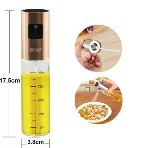 DYSPENSER SPRYSKIWACZ DO OLEJU, OCTU I PRZYPRAW 100ml KINGHOFF KH-1722 DYSPENSER SPRYSKIWACZ DO OLEJU, OCTU I PRZYPRAW 100ml KINGHOFF KH-1722