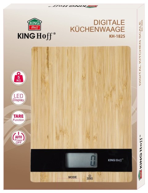 ELEKTRONICZNA WAGA KUCHENNA 1G / 5KG KINGHOFF KH-1825 ELEKTRONICZNA WAGA KUCHENNA 1G / 5KG KINGHOFF KH-1825