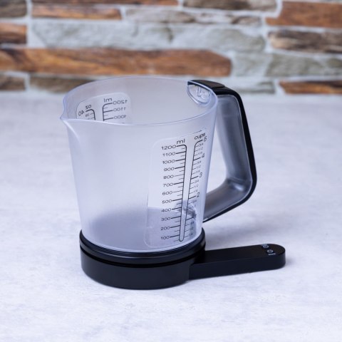 ELEKTRONICZNA WAGA KUCHENNA Z DZBANKIEM 1200ML / 1G / 5KG KINGHOFF KH-1829 ELEKTRONICZNA WAGA KUCHENNA Z DZBANKIEM 1200ML / 1G / 5KG KINGHOFF KH-1829