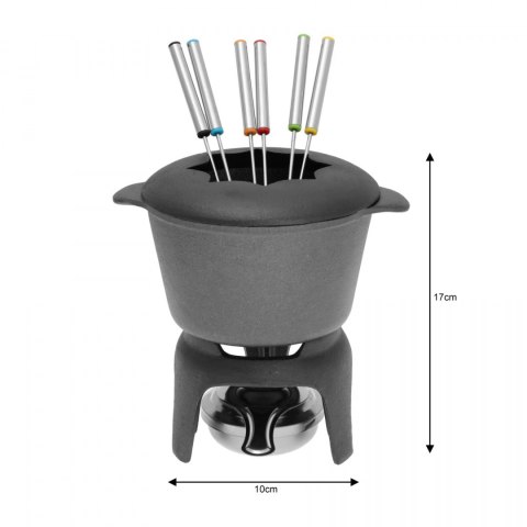 FONDUE ŻELIWNE ZESTAW DLA 6 OSÓB KiNGHOFF KH-1195 FONDUE ŻELIWNE ZESTAW DLA 6 OSÓB KiNGHOFF KH-1195