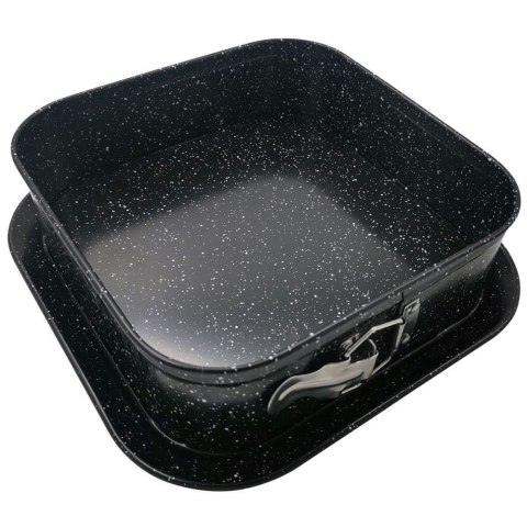 FORMA DO CIASTA ROZPINANA MARMURKOWA 27,5 X 27,5 X 6,8 CM KINGHOFF KH-1791 FORMA DO CIASTA ROZPINANA MARMURKOWA 27,5 X 27,5 X 6,8 CM KINGHOFF KH-1791