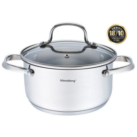 GARNEK 2.5L / 18CM KLAUSBERG PREMIUM 18/10 KB-7212 GARNEK 2.5L / 18CM KLAUSBERG PREMIUM 18/10 KB-7212