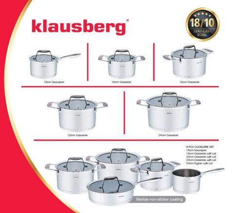 GARNEK 6.0L / 24CM KLAUSBERG PREMIUM 18/10 KB-7228 GARNEK 6.0L / 24CM KLAUSBERG PREMIUM 18/10 KB-7228