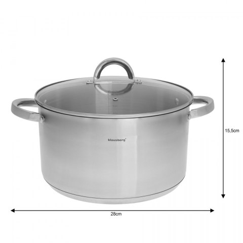 GARNEK 9.5L 28CM KLAUSBERG KB-7128 GARNEK 9.5L 28CM KLAUSBERG KB-7128