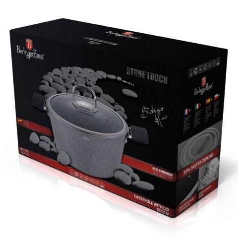 GARNEK BERLINGER HAUS 2.7L 20CM GRAY STONE TOUCH BH-1151 GARNEK BERLINGER HAUS 2.7L 20CM GRAY STONE TOUCH BH-1151