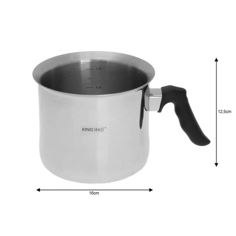 GARNEK DO MLEKA Z GWIZDKIEM 1.5L KiNGHOFF KH-3111 GARNEK DO MLEKA Z GWIZDKIEM 1.5L KiNGHOFF KH-3111