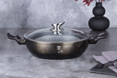 GARNEK NISKI Z POWŁOKĄ GRANITOWĄ 3.8L 28CM BERLINGER HAUS SHINY BLACK BH-6609 GARNEK NISKI Z POWŁOKĄ GRANITOWĄ 3.8L 28CM BERLINGER HAUS SHINY BLACK BH-6609