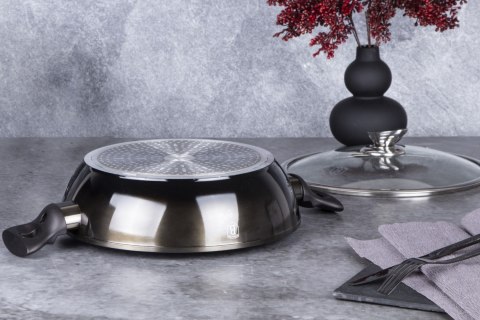 GARNEK NISKI Z POWŁOKĄ GRANITOWĄ 3.8L 28CM BERLINGER HAUS SHINY BLACK BH-6609 GARNEK NISKI Z POWŁOKĄ GRANITOWĄ 3.8L 28CM BERLINGER HAUS SHINY BLACK BH-6609