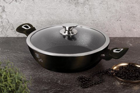 GARNEK NISKI Z POWŁOKĄ GRANITOWĄ 3.8L 28CM BERLINGER HAUS SHINY BLACK BH-6609 GARNEK NISKI Z POWŁOKĄ GRANITOWĄ 3.8L 28CM BERLINGER HAUS SHINY BLACK BH-6609