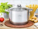 GARNEK STALOWY 8.2L 26cm DNO 5 WARSTWOWE ZILNER ZL-7308