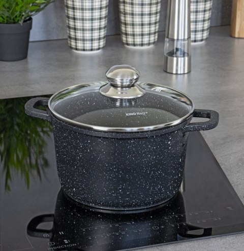 GARNEK Z POWŁ. MARMUR. 10L 28CM KINGHOFF KH-1599 GARNEK Z POWŁ. MARMUR. 10L 28CM KINGHOFF KH-1599