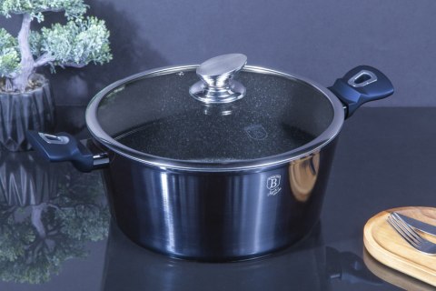 GARNEK Z POWŁOKĄ GRANITOWĄ 8L 30CM BERLINGER HAUS AQUAMARINE BH-7148 GARNEK Z POWŁOKĄ GRANITOWĄ 8L 30CM BERLINGER HAUS AQUAMARINE BH-7148