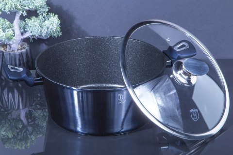 GARNEK Z POWŁOKĄ GRANITOWĄ 8L 30CM BERLINGER HAUS AQUAMARINE BH-7148 GARNEK Z POWŁOKĄ GRANITOWĄ 8L 30CM BERLINGER HAUS AQUAMARINE BH-7148