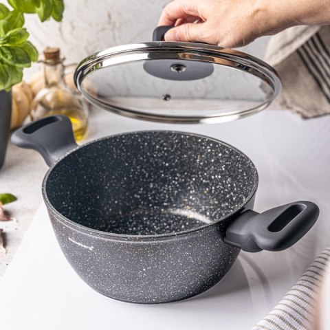 GARNEK Z POWŁOKĄ MARMUROWĄ 20CM 2.3L KLAUSBERG KB-7670 GARNEK Z POWŁOKĄ MARMUROWĄ 20CM 2.3L KLAUSBERG KB-7670