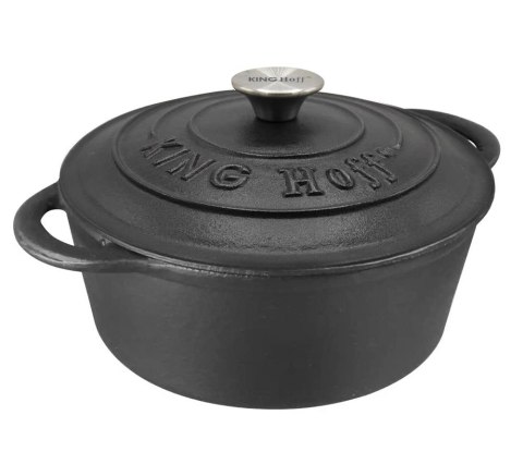 GARNEK ŻELIWNY 22CM 2.4L KINGHOFF KH-1523 GARNEK ŻELIWNY 22CM 2.4L KINGHOFF KH-1523