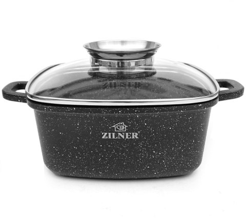 GARNEK z POWŁOKĄ MARMUROWĄ 5.4L 26cm BRYTFANNA ZILNER ZL- 9011 GARNEK z POWŁOKĄ MARMUROWĄ 5.4L 26cm BRYTFANNA ZILNER ZL- 9011
