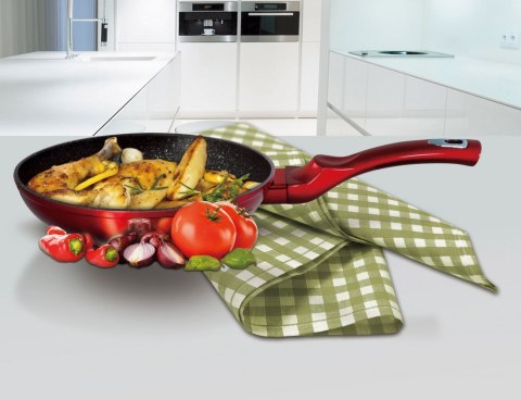 GARNKI BERLINGER HAUS METALLIC BLACK BURGUNDY LINE 10 ELE BH-1631-N GARNKI BERLINGER HAUS METALLIC BLACK BURGUNDY LINE 10 ELE BH-1631-N