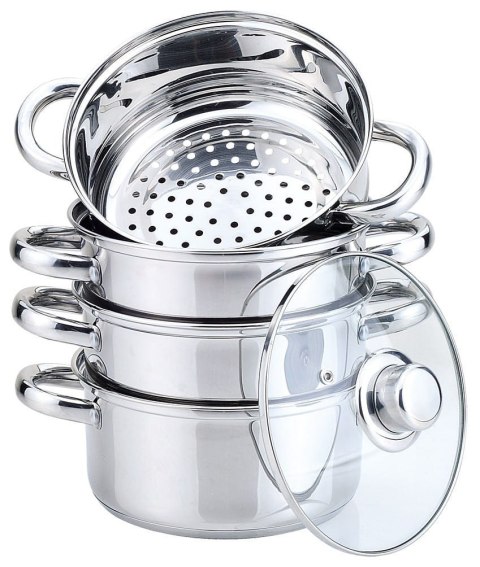 GARNKI DO GOTOWANIA NA PARZE 5 ELE 22CM KiNGHOFF KH-3329 GARNKI DO GOTOWANIA NA PARZE 5 ELE 22CM KiNGHOFF KH-3329
