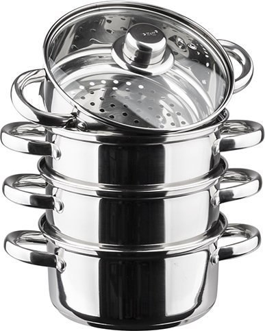 GARNKI DO GOTOWANIA NA PARZE 5 ELE 24CM KiNGHOFF KH-3320 GARNKI DO GOTOWANIA NA PARZE 5 ELE 24CM KiNGHOFF KH-3320