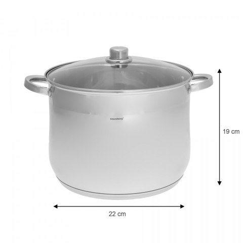 GARNKI GASTRO STOCK POT 6 ELE 10.7L+8.6L+7.0L KLAUSBERG KB-7177 GARNKI GASTRO STOCK POT 6 ELE 10.7L+8.6L+7.0L KLAUSBERG KB-7177