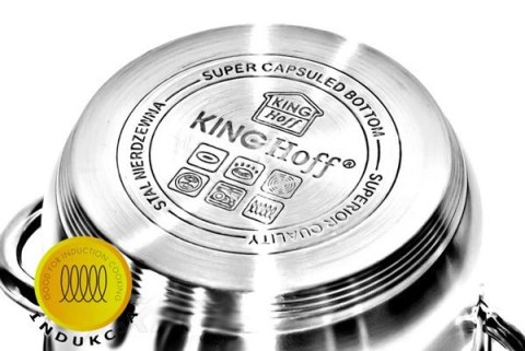 GARNKI KINGHOFF SILVER 6 ELE KH-4446 GARNKI KINGHOFF SILVER 6 ELE KH-4446