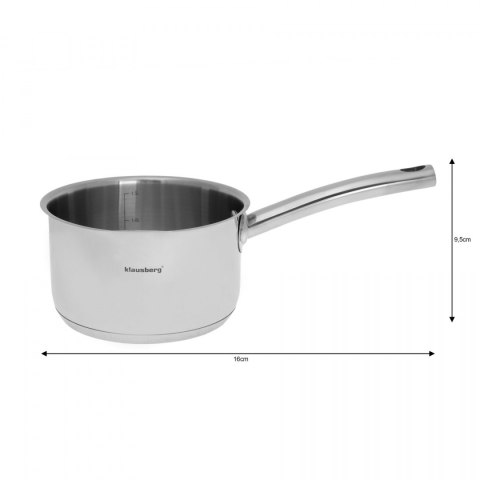 GARNKI KLAUSBERG 9 ELE. INOX 18/10 KB-7215 GARNKI KLAUSBERG 9 ELE. INOX 18/10 KB-7215