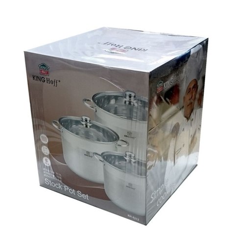 GARNKI KiNGHOFF 6 ELE 16L/ 13L/ 11L KH-4312 GARNKI KiNGHOFF 6 ELE 16L/ 13L/ 11L KH-4312