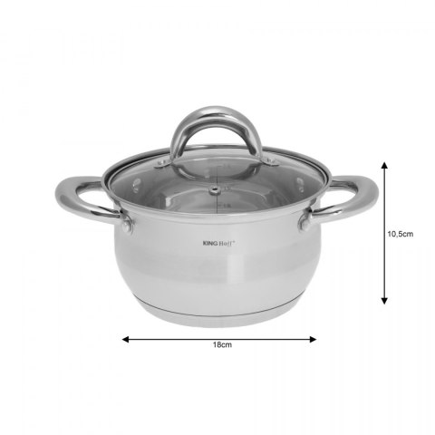 GARNKI KiNGHOFF SILVER 10 ELE KH-1096 GARNKI KiNGHOFF SILVER 10 ELE KH-1096