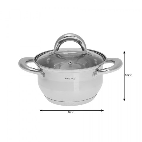 GARNKI KiNGHOFF SILVER 10 ELE KH-1096 GARNKI KiNGHOFF SILVER 10 ELE KH-1096