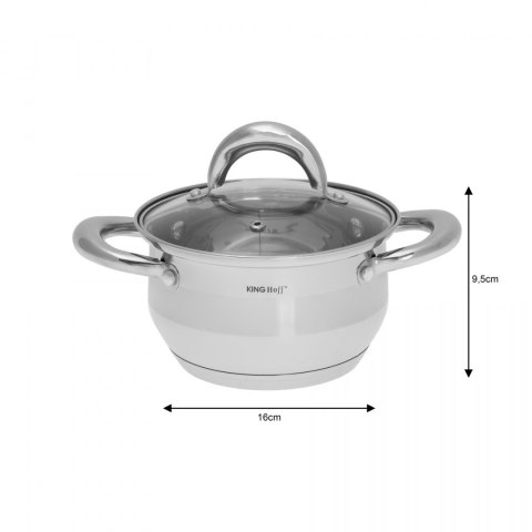 GARNKI KiNGHOFF SILVER MARBLE 12 ELE KH-1098 GARNKI KiNGHOFF SILVER MARBLE 12 ELE KH-1098