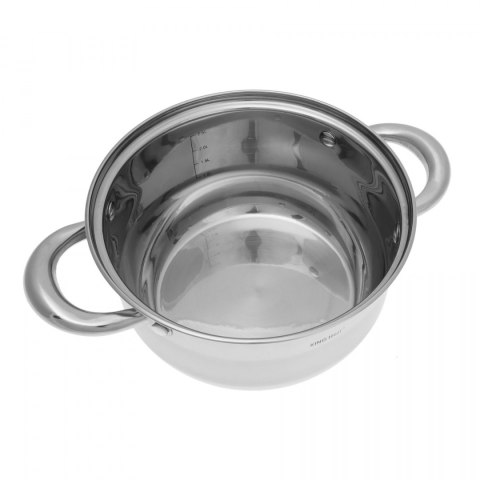 GARNKI KiNGHOFF SILVER MARBLE 12 ELE KH-1098 GARNKI KiNGHOFF SILVER MARBLE 12 ELE KH-1098