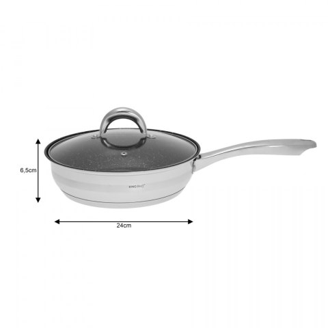GARNKI KiNGHOFF SILVER MARBLE 12 ELE KH-1098 GARNKI KiNGHOFF SILVER MARBLE 12 ELE KH-1098