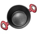 GARNKI z POWŁOKĄ GRANITOWĄ 6 EL. ZILNER CHERRY RED ZL-8561