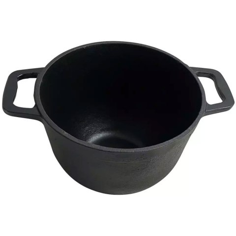 KOCIOŁEK ŻELIWNY MYŚLIWSKI 12L Z PATELNIĄ GRILL 2 W 1 KINGHOFF KH-1842 KOCIOŁEK ŻELIWNY MYŚLIWSKI 12L Z PATELNIĄ GRILL 2 W 1 KINGHOFF KH-1842